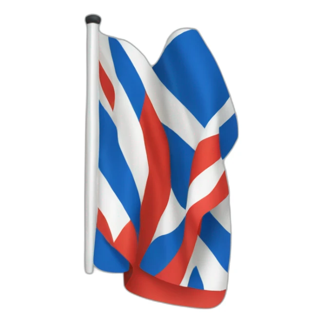 Flag of free Russia sticker