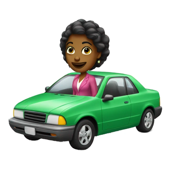 car woman money city  sticker