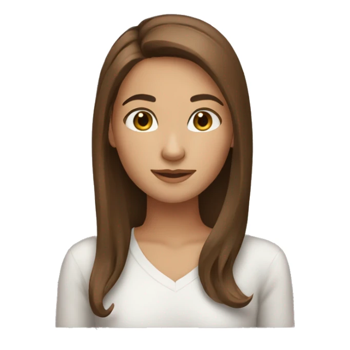 Brown hair girl 🤷‍♀️ sticker