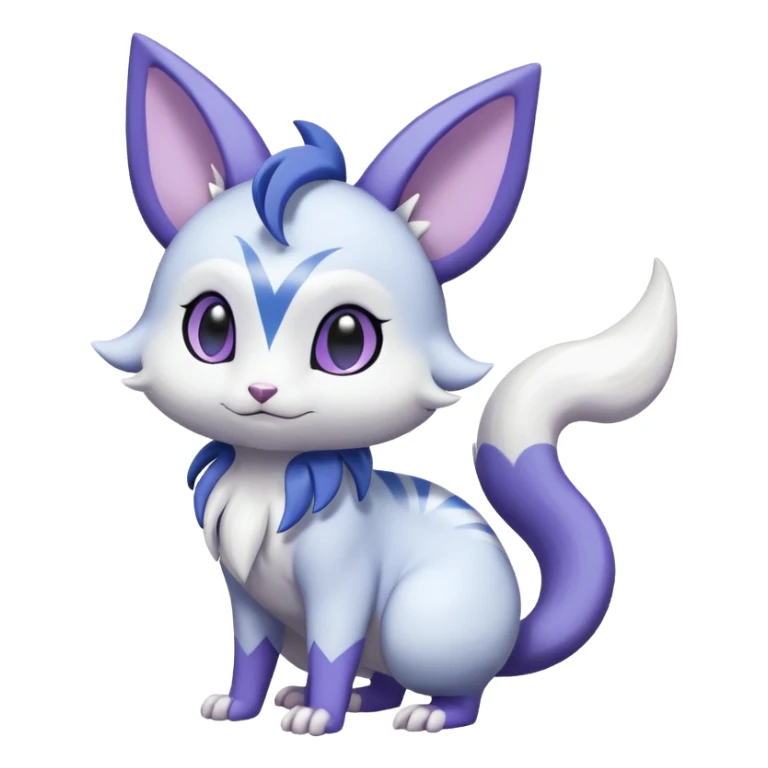 Shiny Furret-Absol-Meowstic-Mienshao-Espeon-Hybrid (Full body) sticker