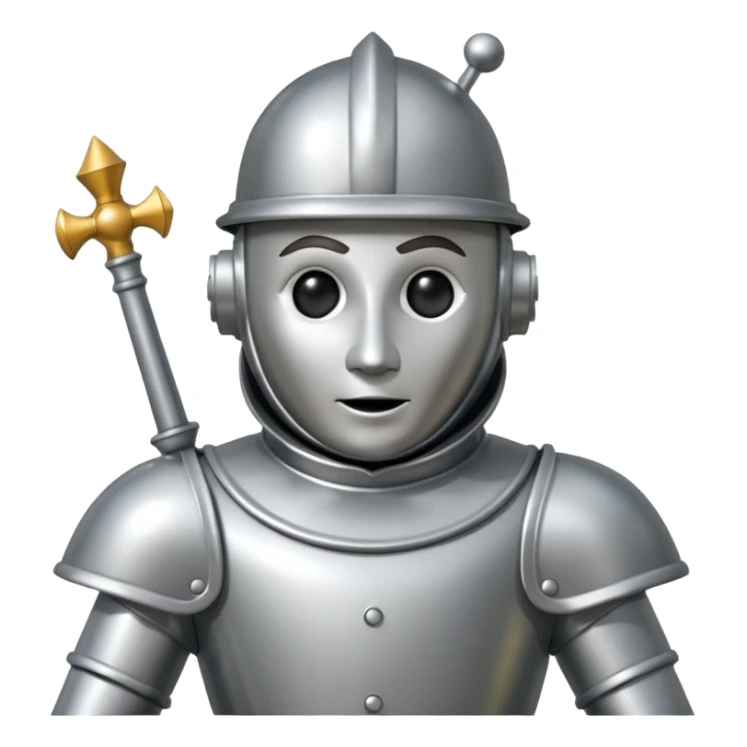 the tin man from the wizard of oZ sticker
