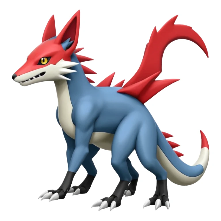 Zeraora-Salandit-Lombax-Sergal-Zangoose-Cyclizar-Genesect-Pokémon, full body sticker