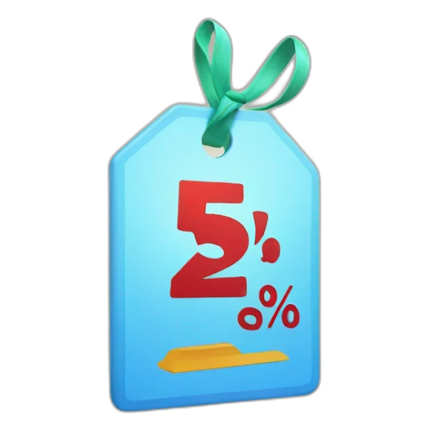 price tag sale sticker