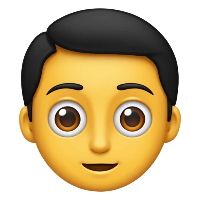 Saçı siyah uzun olan bir erkek çiz sticker