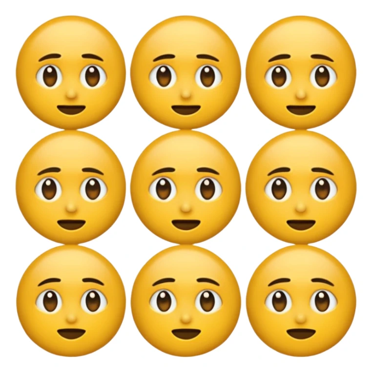 Emoji fatigué avec des cernes sous ses yeux et un expression de paresseux sticker