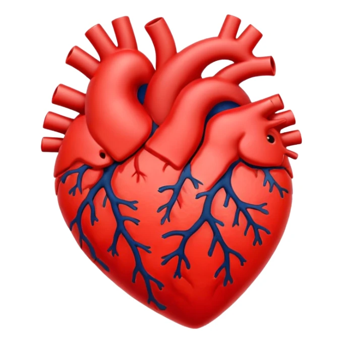 heart with a velvet coral center sticker