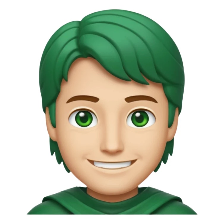 Lloyd garmadon from  LEGO Ninjago if he was humanized, emoji style sticker