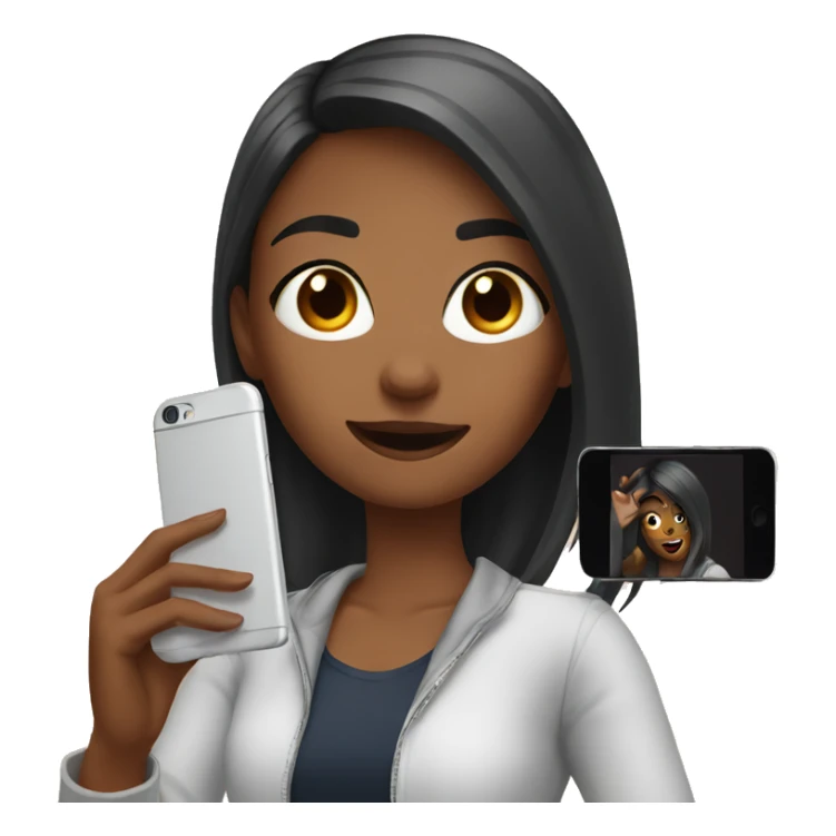 girls taking a selfie indoors sticker