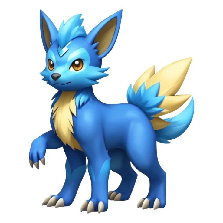 Manectric-Luxio-Fakémon-hybrid-creature (full body)  sticker