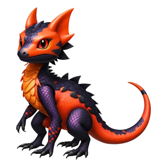 Salandit-Noibat-Litten-Hybrid (Full body) sticker