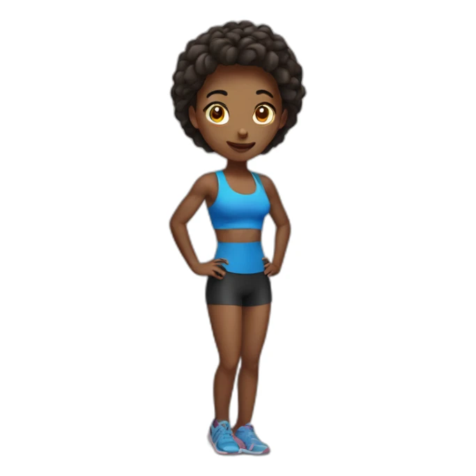 Gym girl  sticker