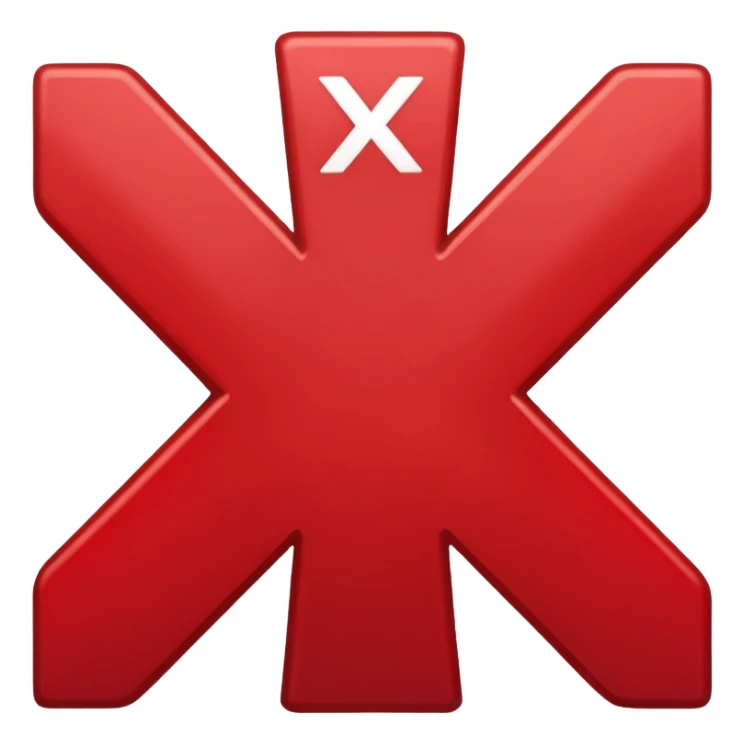 Make an x out sign over the name Nate sticker