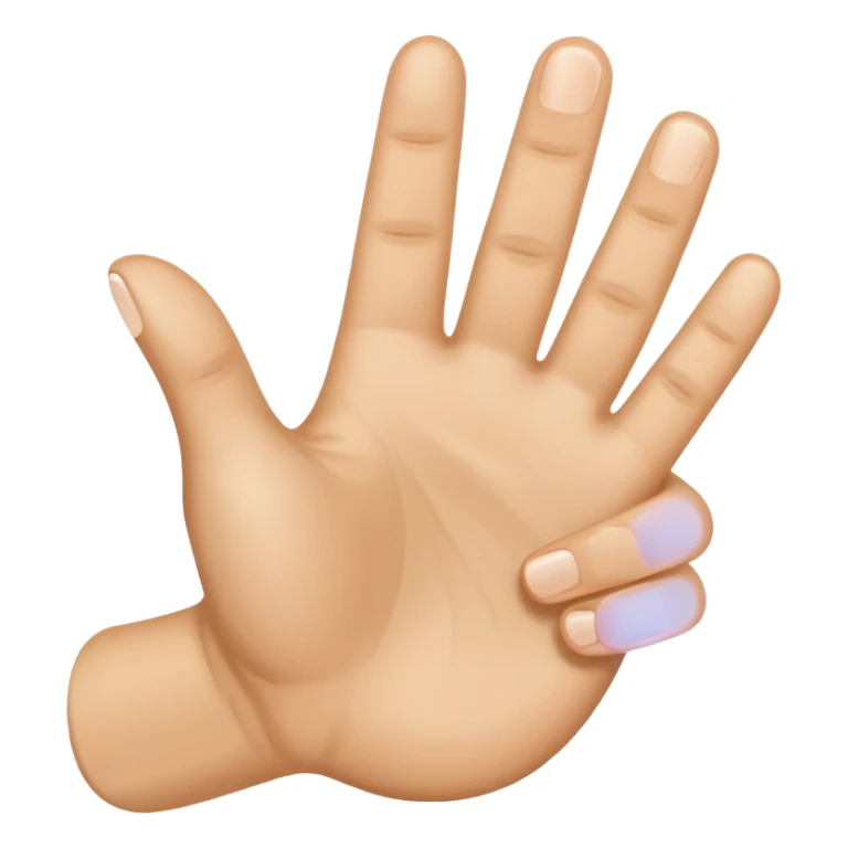 3 finger no like peace but thumb is up sticker