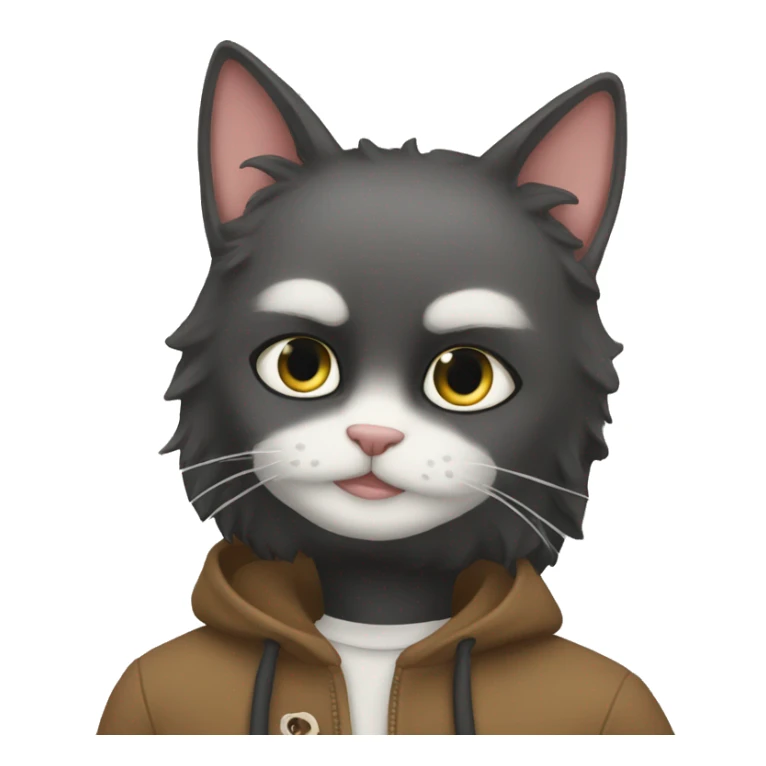 Me and my boyfriend (he is a cat) sticker