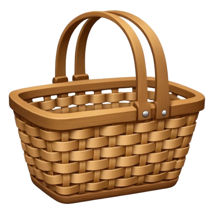 Empty Basket image in professional look sticker