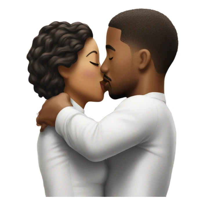 Woman kissing Michael b Jordan sticker
