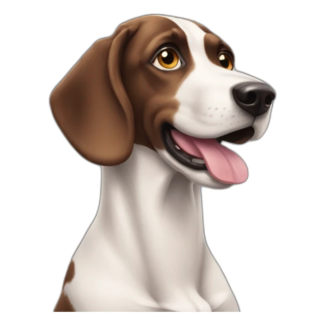 neck-long-dog sticker