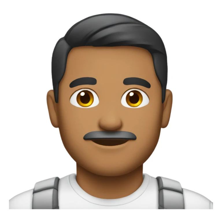 fit latino man sticker