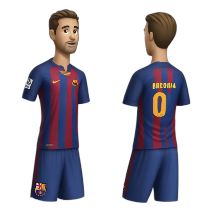 Camisa fc Barcelona sticker