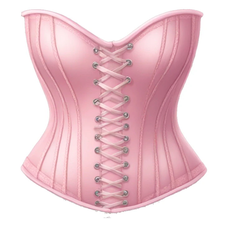 Pastel pink corset  sticker