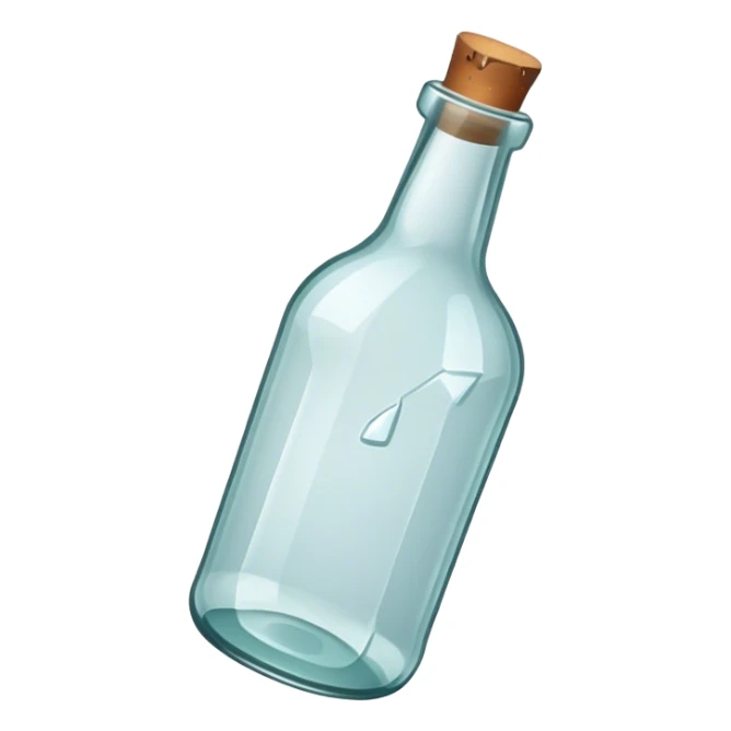 Broken bottle sticker