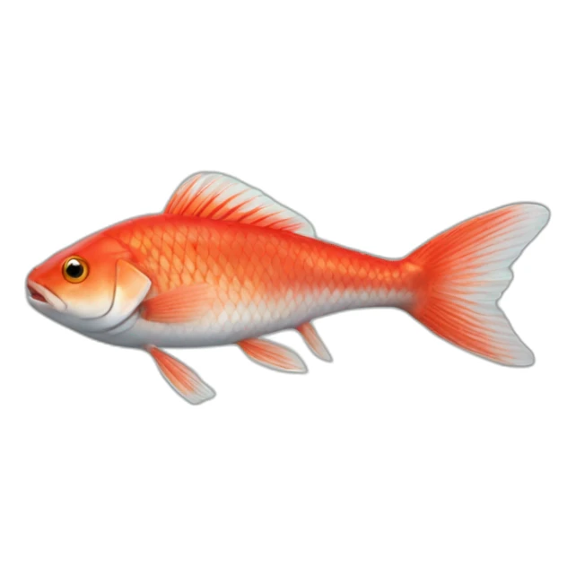 Réal Red fish out of water sticker