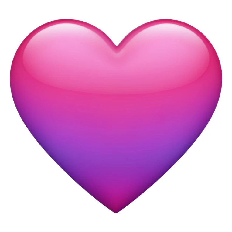 hot pink and Purple-gradients Heart sticker