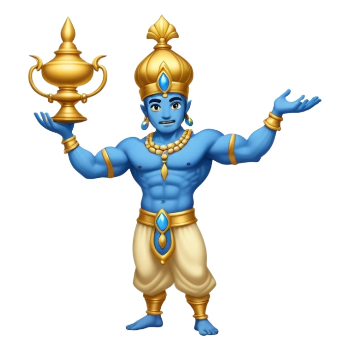 genie of the lamp sticker