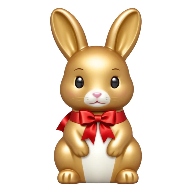 Lindt goldbunny with red ribbon sticker
