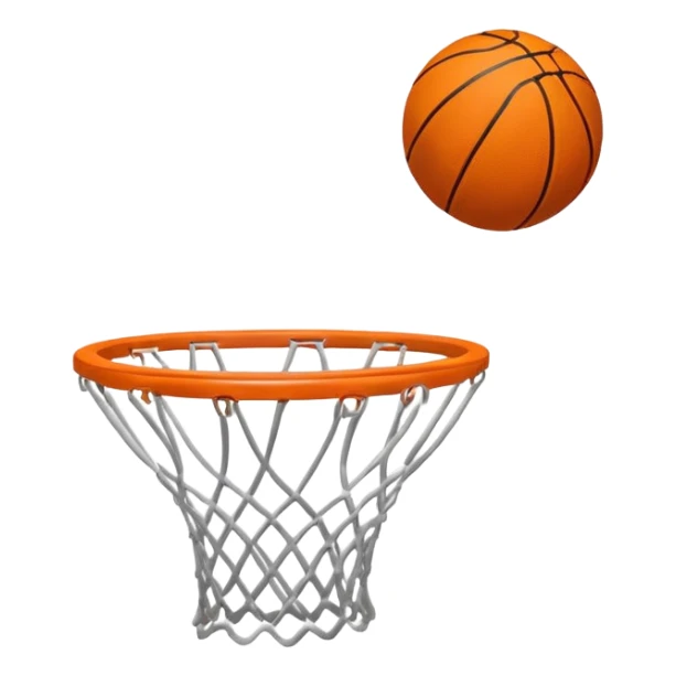airball missed basketball shot sticker