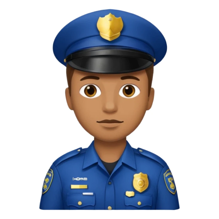 Police Man sticker