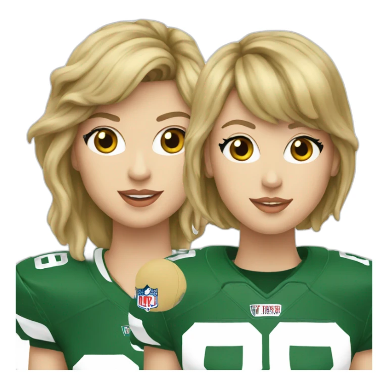 Football + Taylor swift sticker