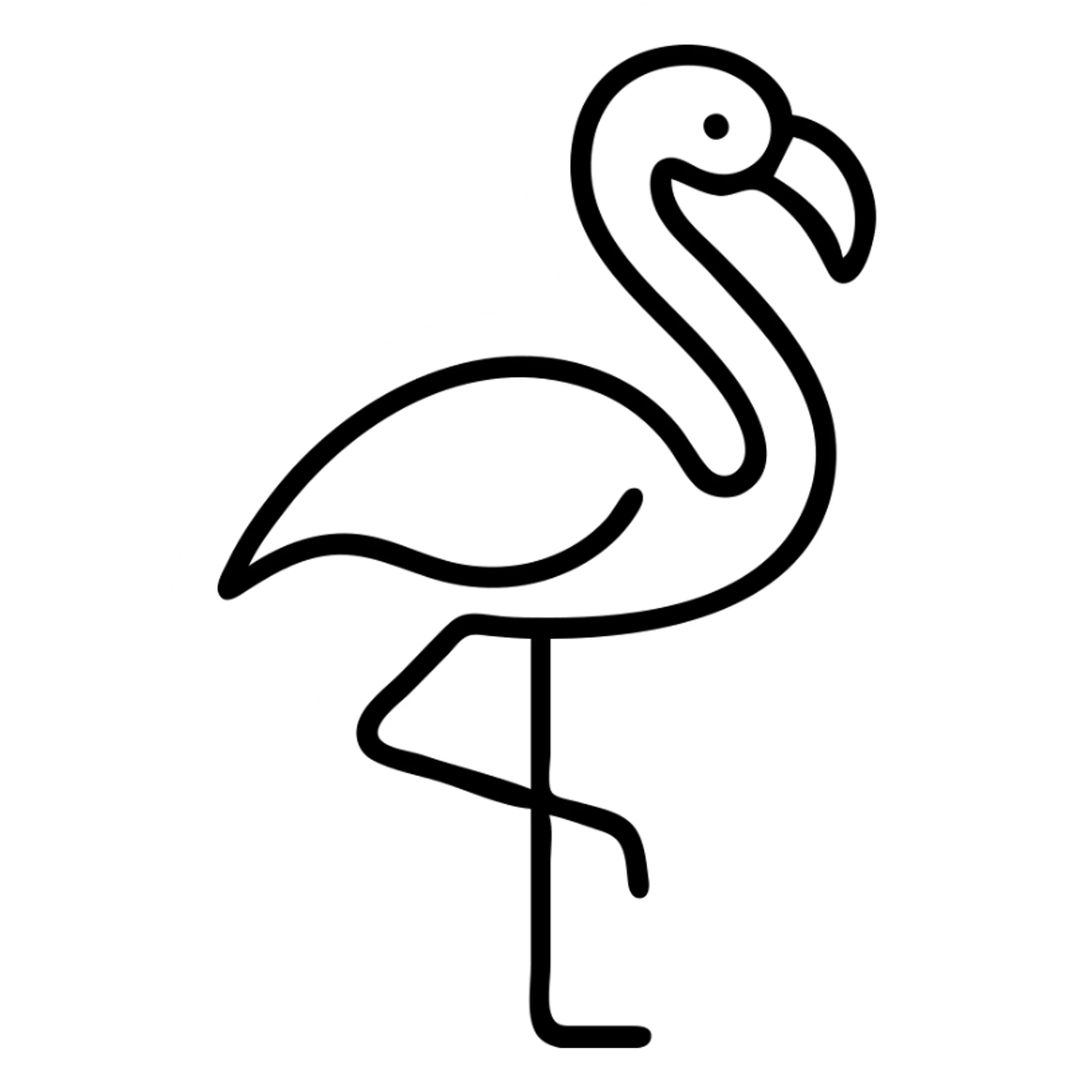 flamingo sticker