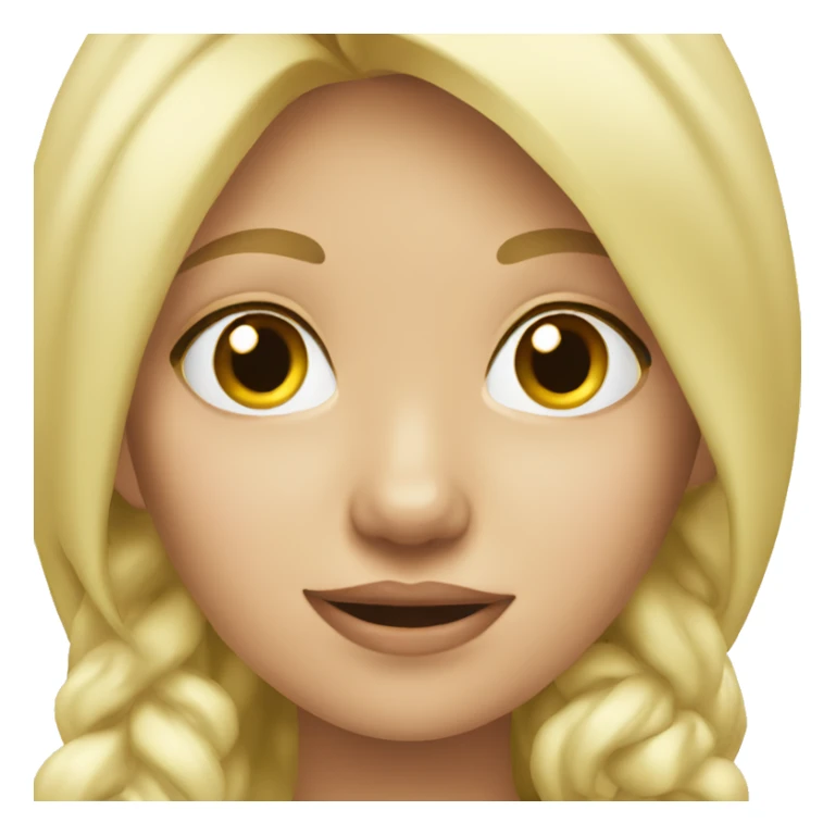 Blonde girl who loves Christmas  sticker