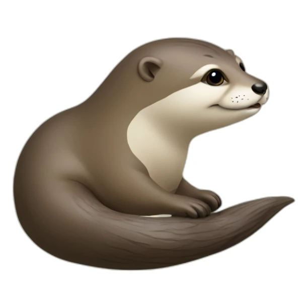 Loutre sur une loutre sur une loutre sticker