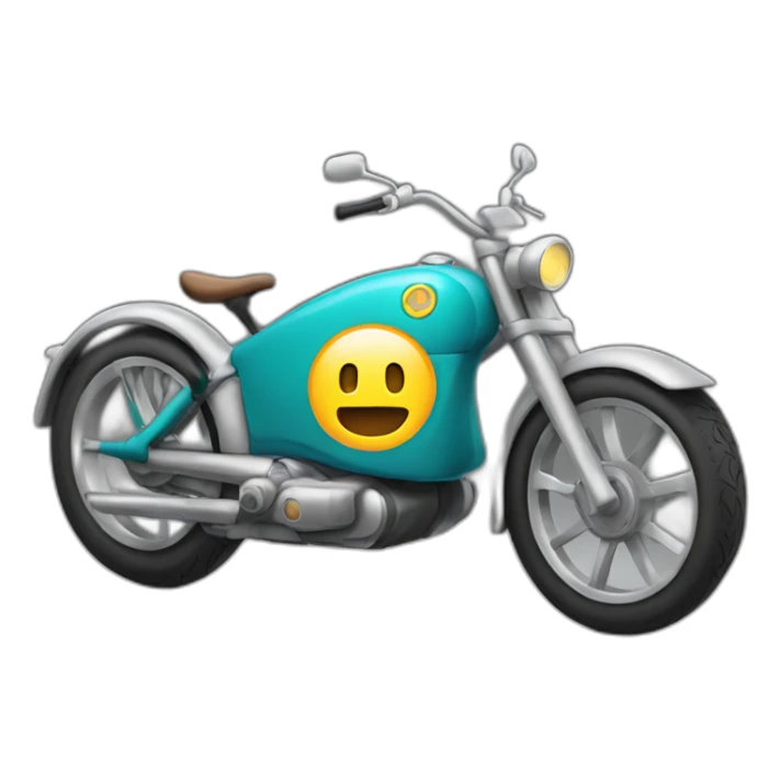 Car on a bike sticker