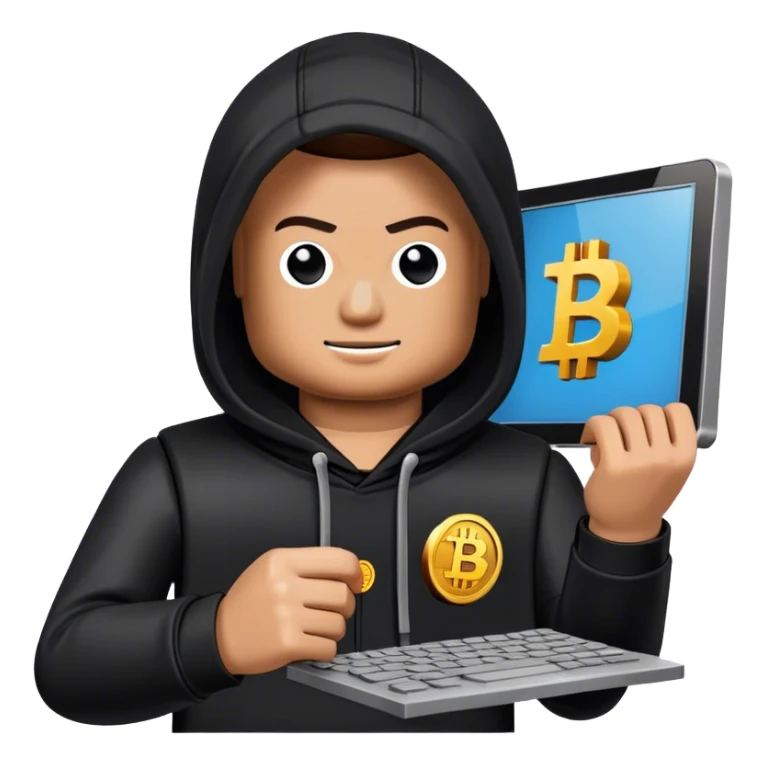 lego homme hackeur bitcoin sticker
