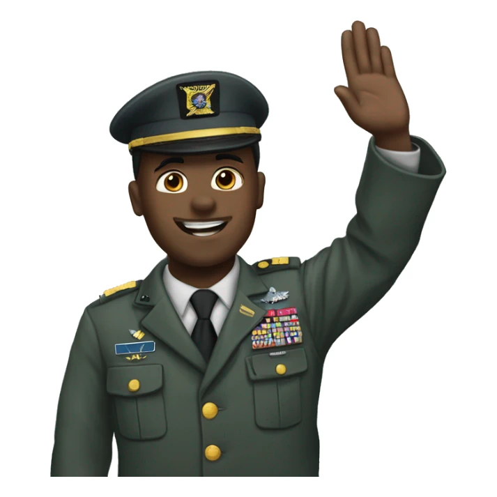 us army navy seal military salute sticker