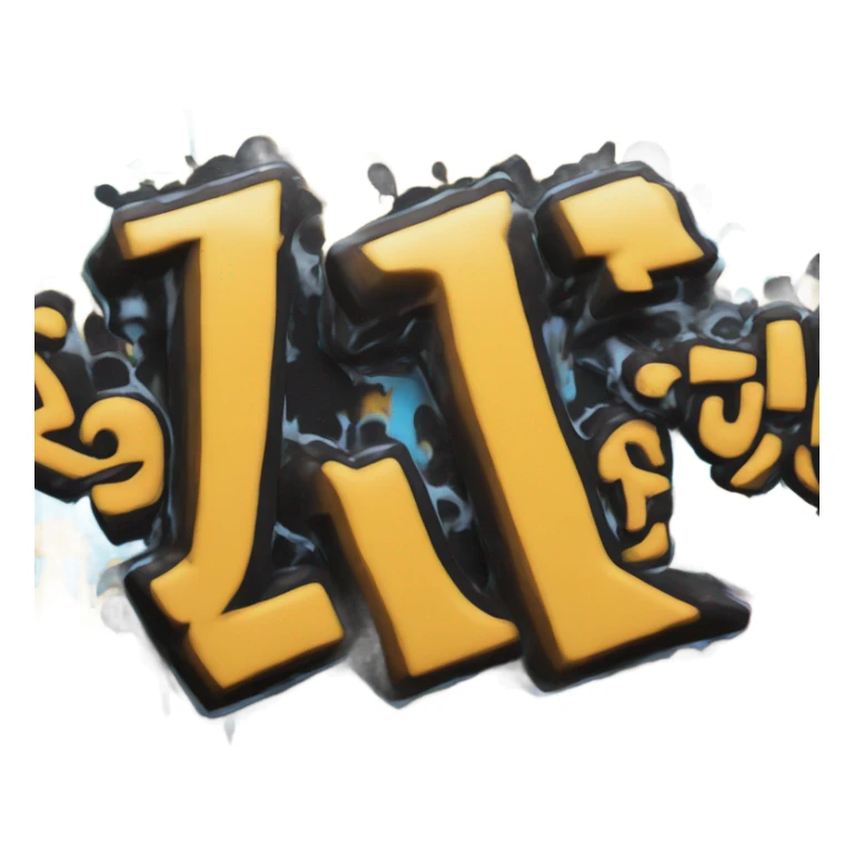 The word LIHUE in black graffiti  sticker