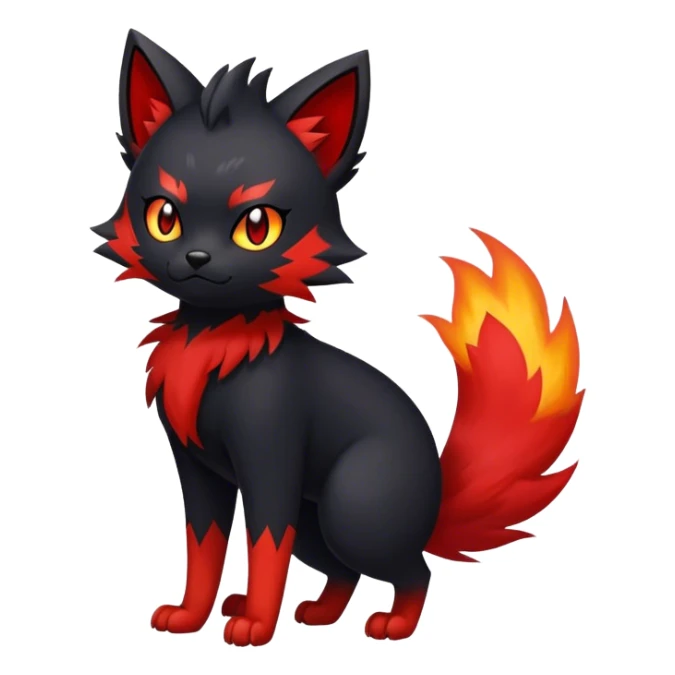 Litten-Zorua-hybrid full body sticker