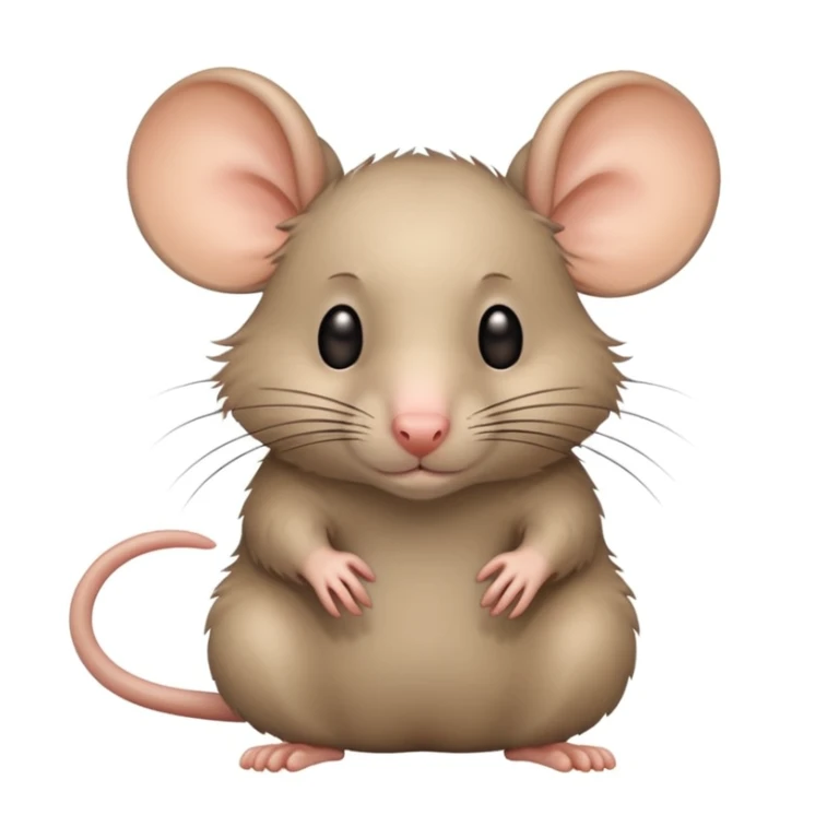 rat beige sticker