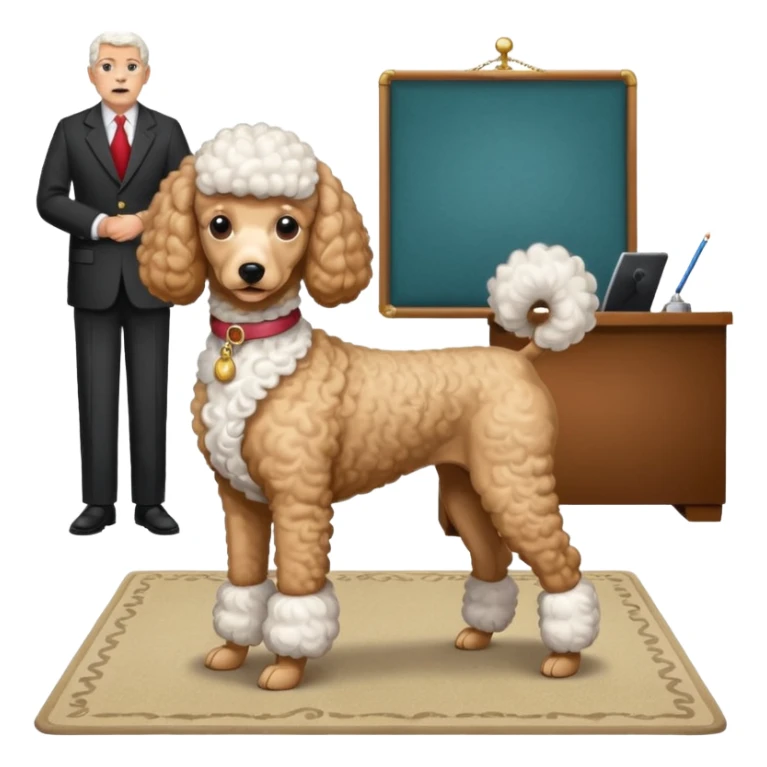 Poodle Dog Meeting and Trial sticker