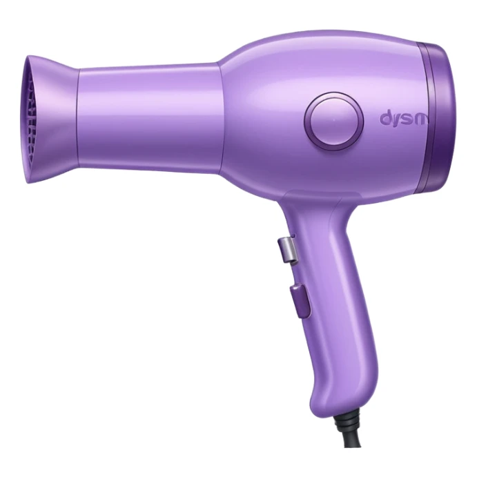 pastel lilac Dyson hair dryer sticker