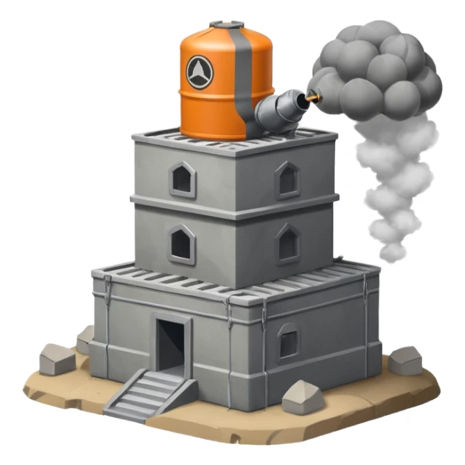 Emojis to fit in with the game hell let loose - garrisons, outposts, smoke, tanks, supply drops, airheads sticker