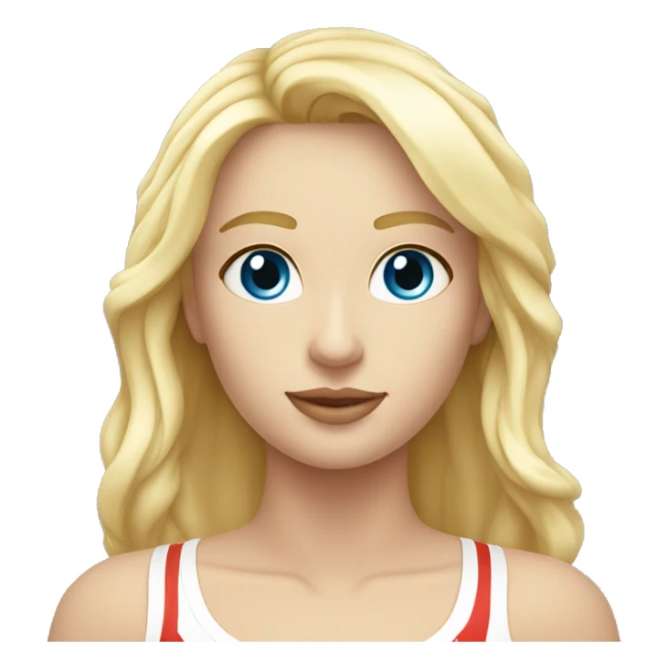 Un blond au yeux bleu avec le maillot de Paris  sticker