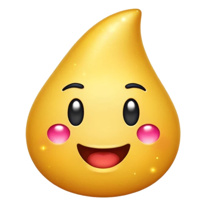 silly big cartoon butt emoji with sparkles sticker