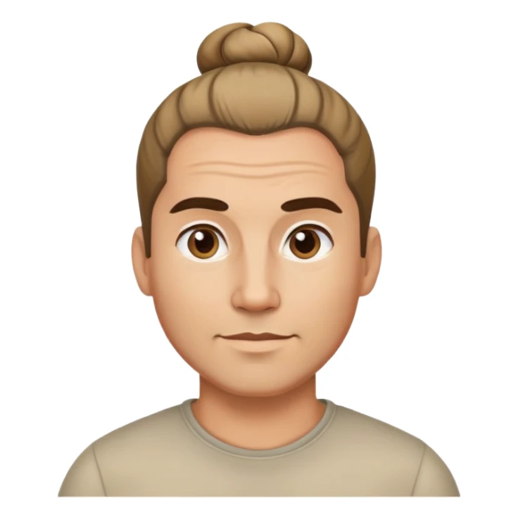 homme 40 ans cheveux en bosse sticker