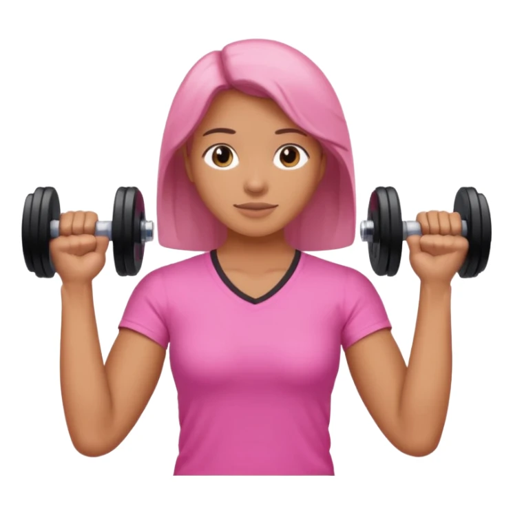 camilla de fisioterapia color rosada sticker