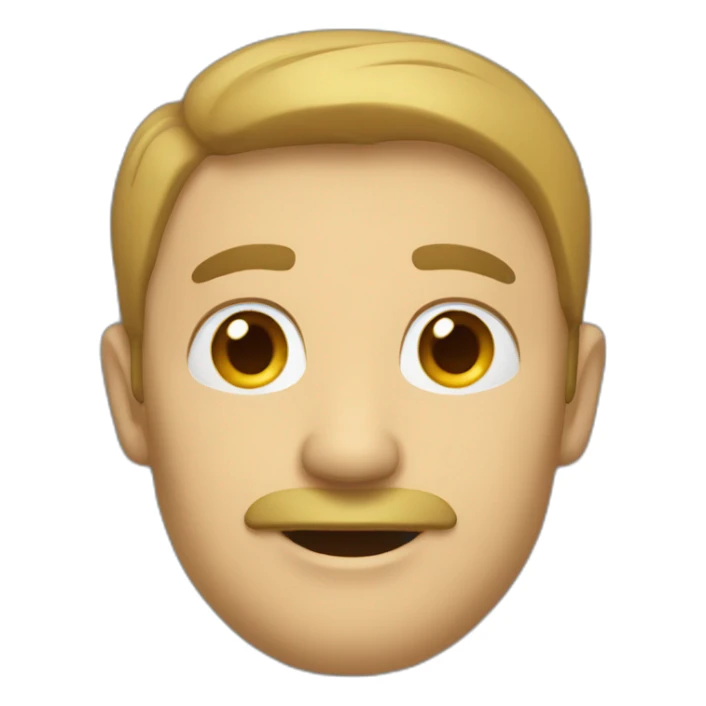 Homme énervé sticker