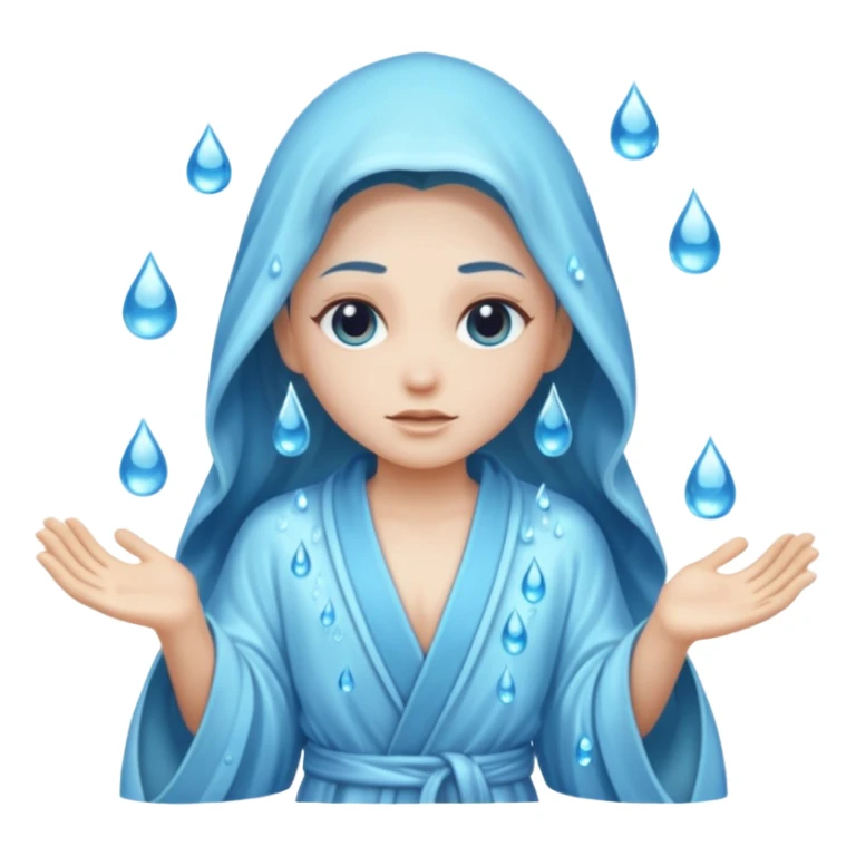 Water spirit – Flowing robe, droplets




























 sticker